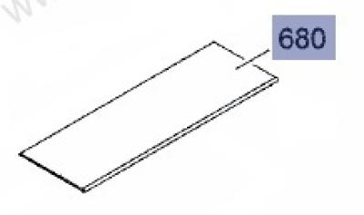 Стеклополка в сборе